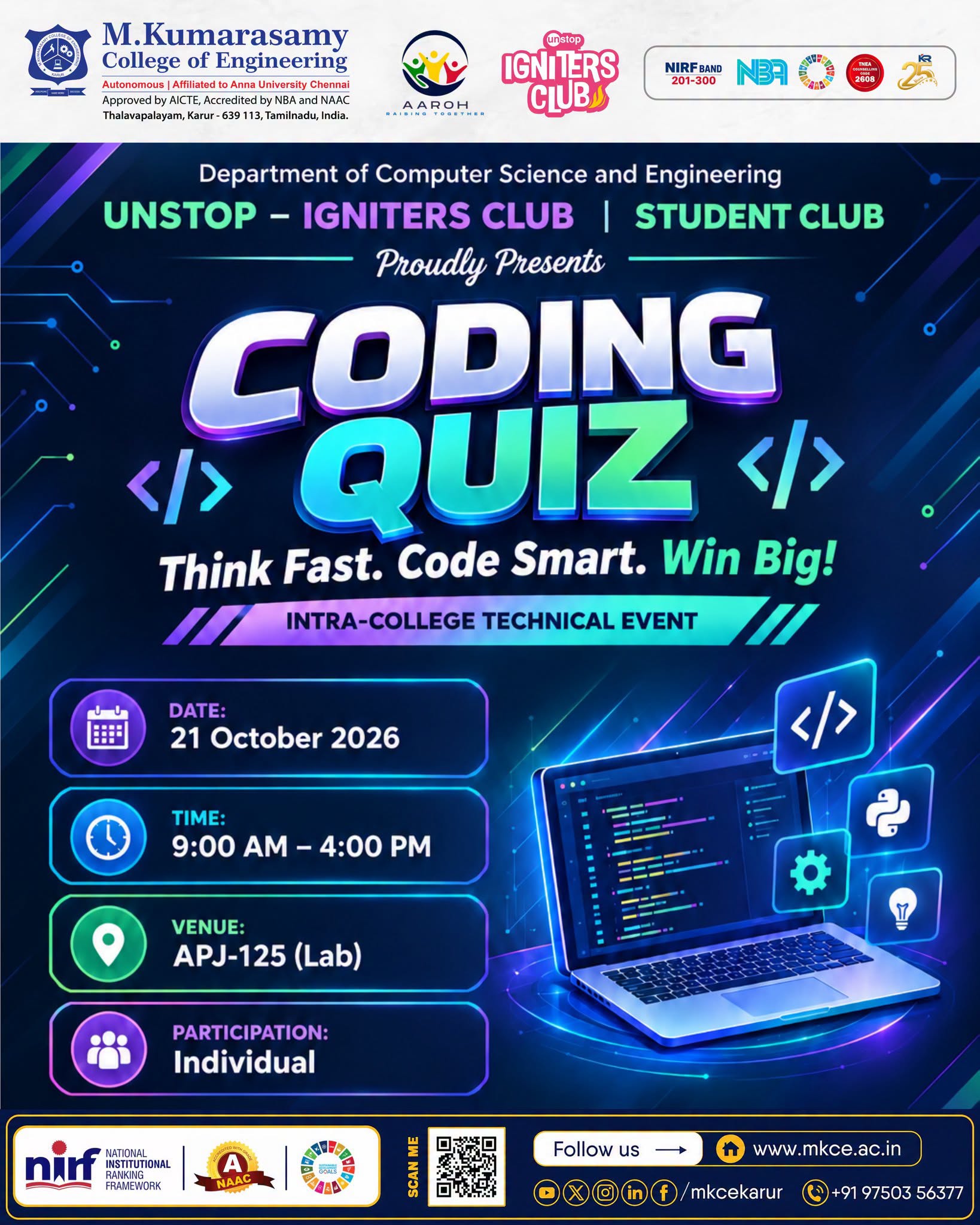 CODING QUIZ 2026 | THINK FAST. CODE SMART. WIN BIG!